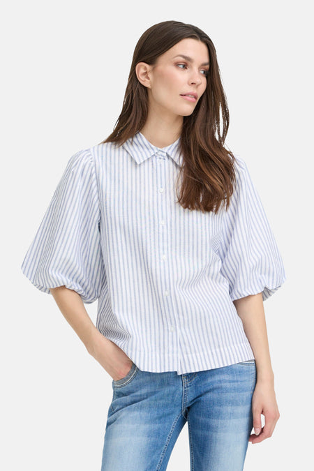 Hemd met korte mouwen - Blauw