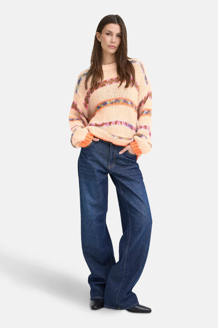 Pull met ronde hals - Multicolor