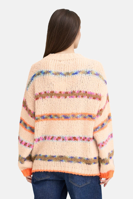 Pull met ronde hals - Multicolor