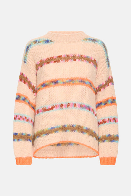 Pull met ronde hals - Multicolor