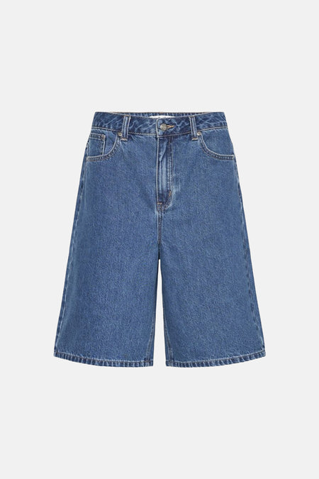 Short - mid blue denim