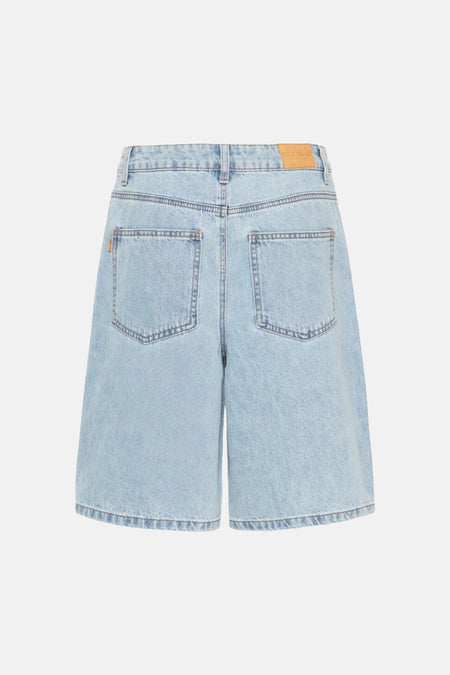 Short - light blue denim