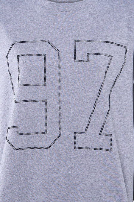 T-shirt (manches courtes) gris - PULZ