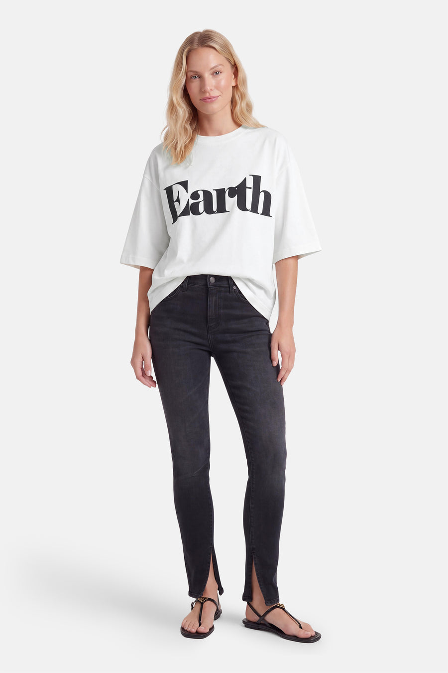 T-shirt met korte mouwen - wit