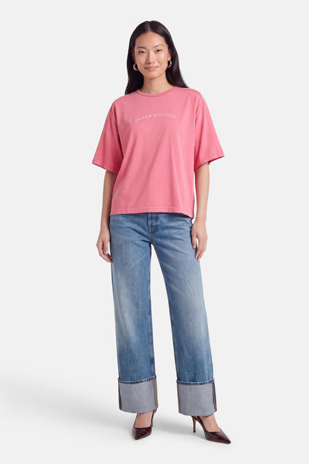 T-shirt à manches courtes - rose