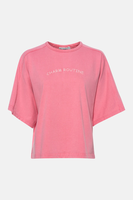 T-shirt (korte mouwen) roze - PULZ
