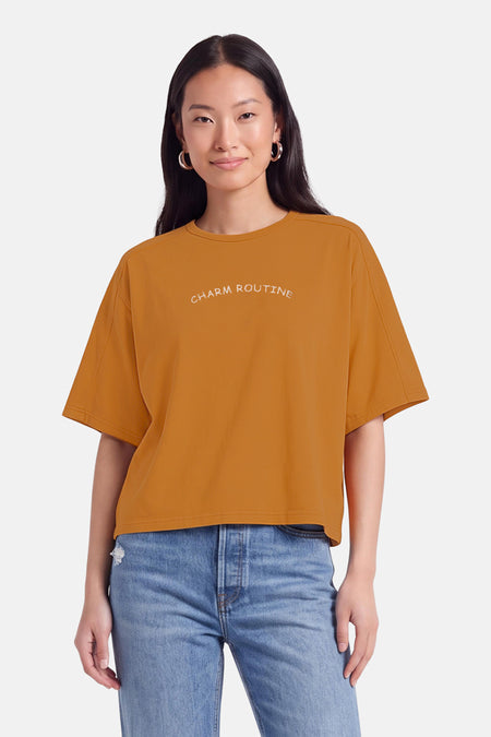 T-shirt à manches courtes - jaune