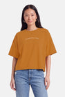 T-shirt met korte mouwen - geel