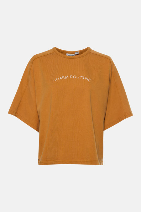 T-shirt (korte mouwen) geel - PULZ