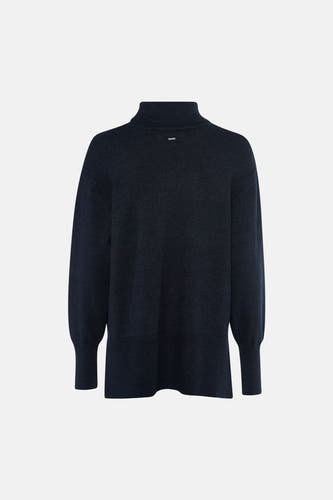 Pull à col roulant - bleu