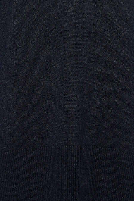 Pull met rolkraag - blauw