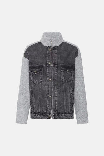 Jeansjas - black denim