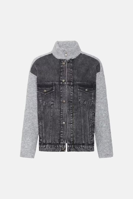 Jeansjas - black denim