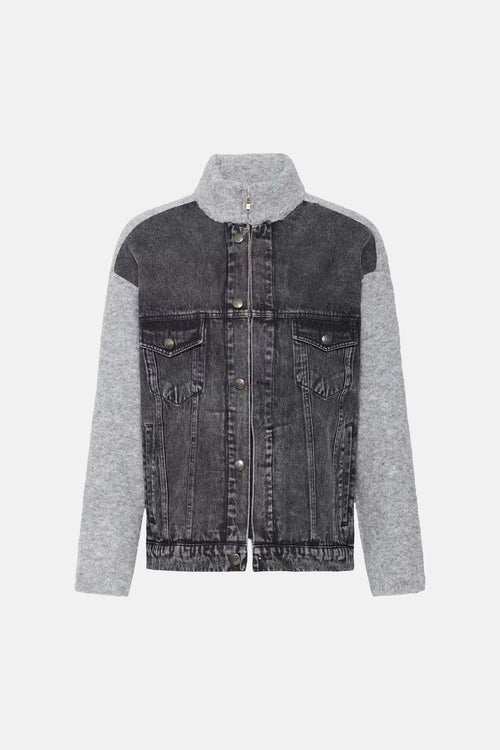 Jeansjas - black denim