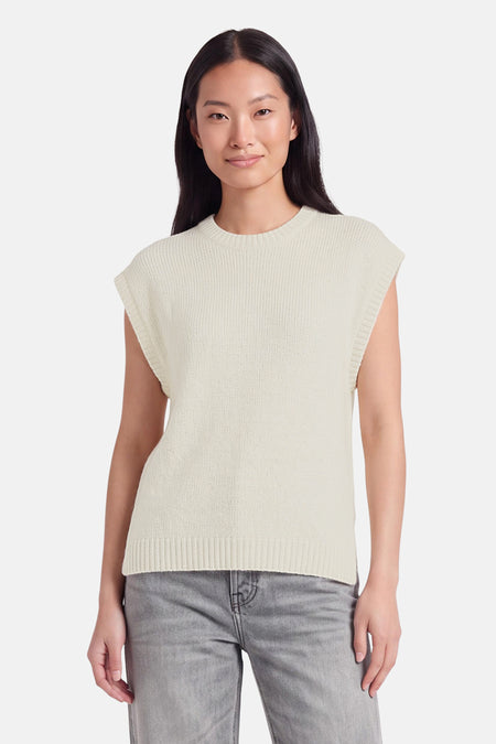 Pull col O - écru