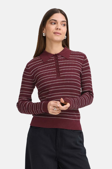 Pull col O - violet