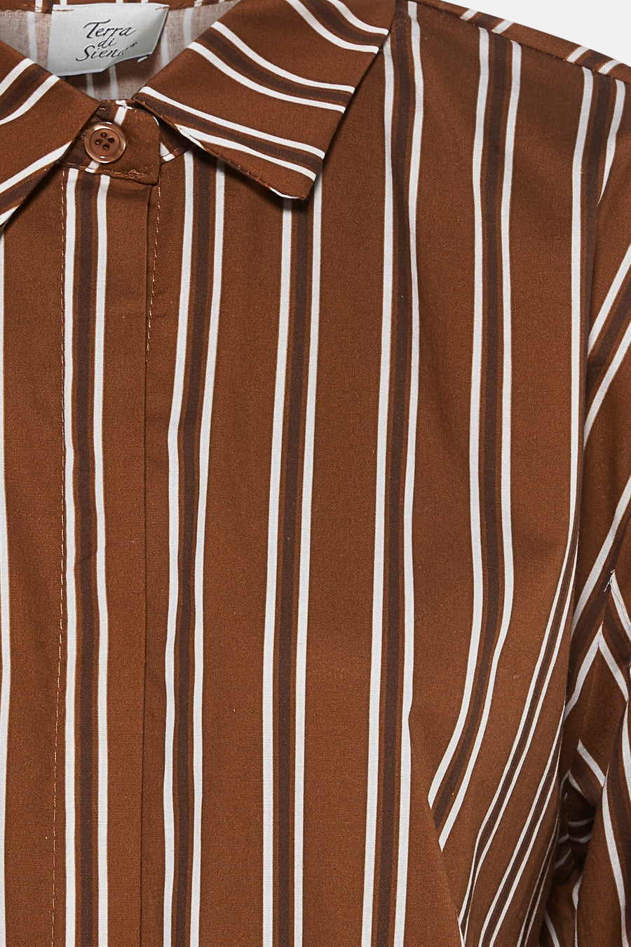 Chemise à manches longues - brun