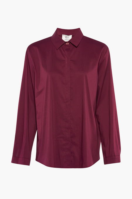 Hemd met lange mouwen - rood