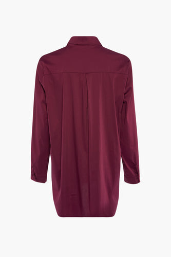 Hemd met lange mouwen - rood