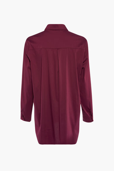 Chemise à manches longues - rouge