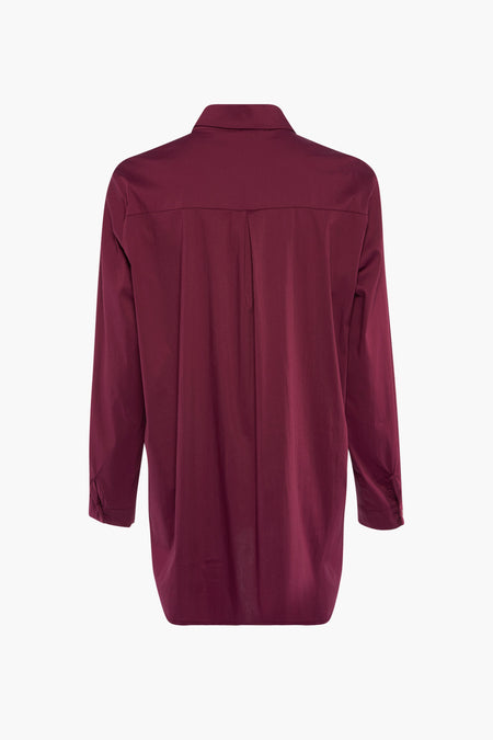 Hemd met lange mouwen - rood