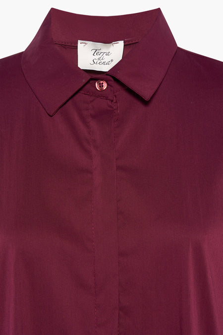 Hemd met lange mouwen - rood