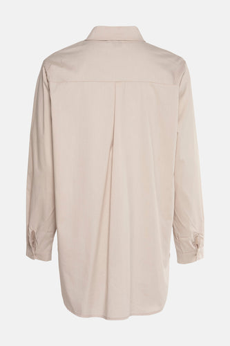 Chemise à manches longues - beige
