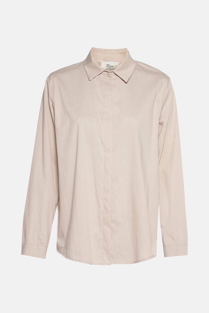 Hemd (lange mouwen) Beige - Terra di Siena