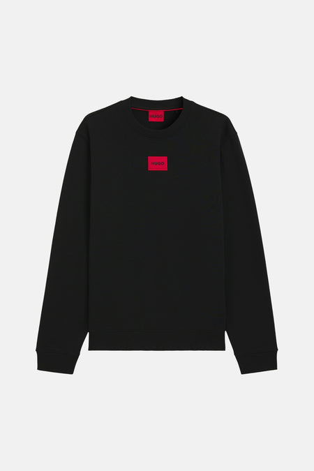 Sweat col O noir - HUGO