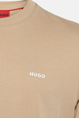 T-shirt met korte mouwen - beige - HUGO