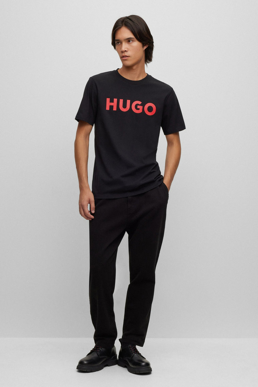 T-shirt - zwart - HUGO