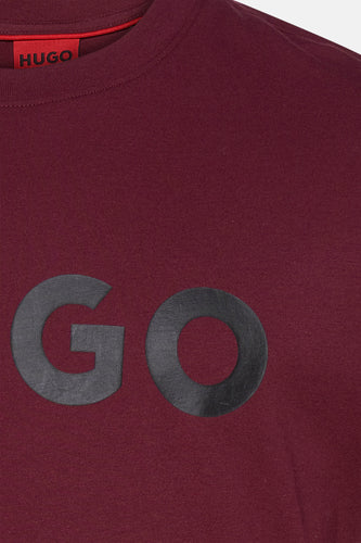 T-shirt met korte mouwen - Bordeaux - HUGO