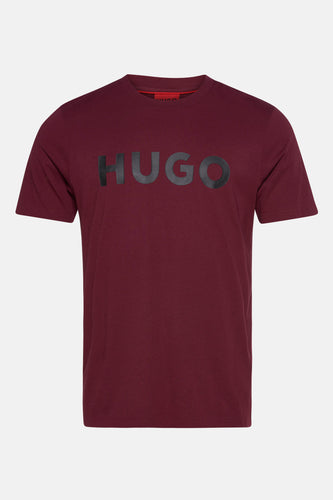 T-shirt met korte mouwen - Bordeaux - HUGO
