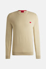 Trui met ronde hals Beige - HUGO