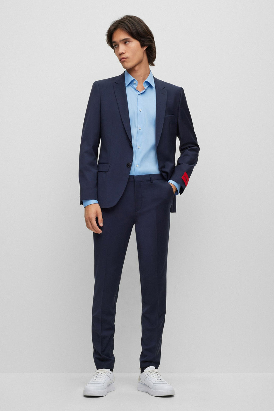 Hemd met lange mouwen - blauw - HUGO