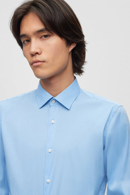 Hemd met lange mouwen - blauw