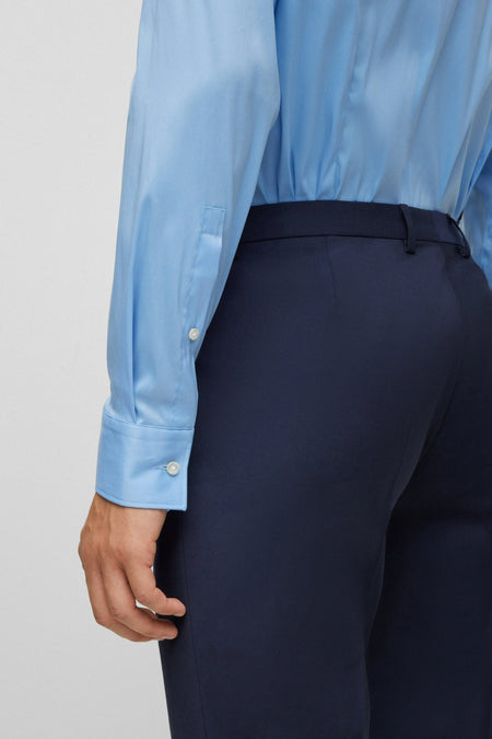 Hemd met lange mouwen - blauw