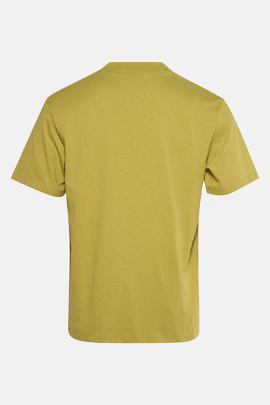 Groen T-shirt met korte mouwen van HUGO, effen kleur en een klassieke ronde hals.