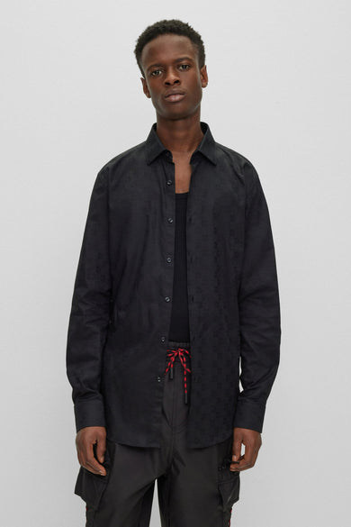 Chemise (manches longues) Noir - HUGO