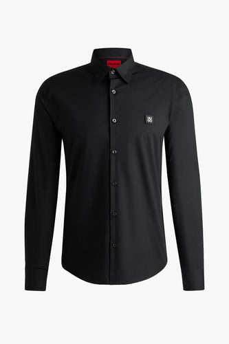 Hemd met lange mouwen - zwart - HUGO