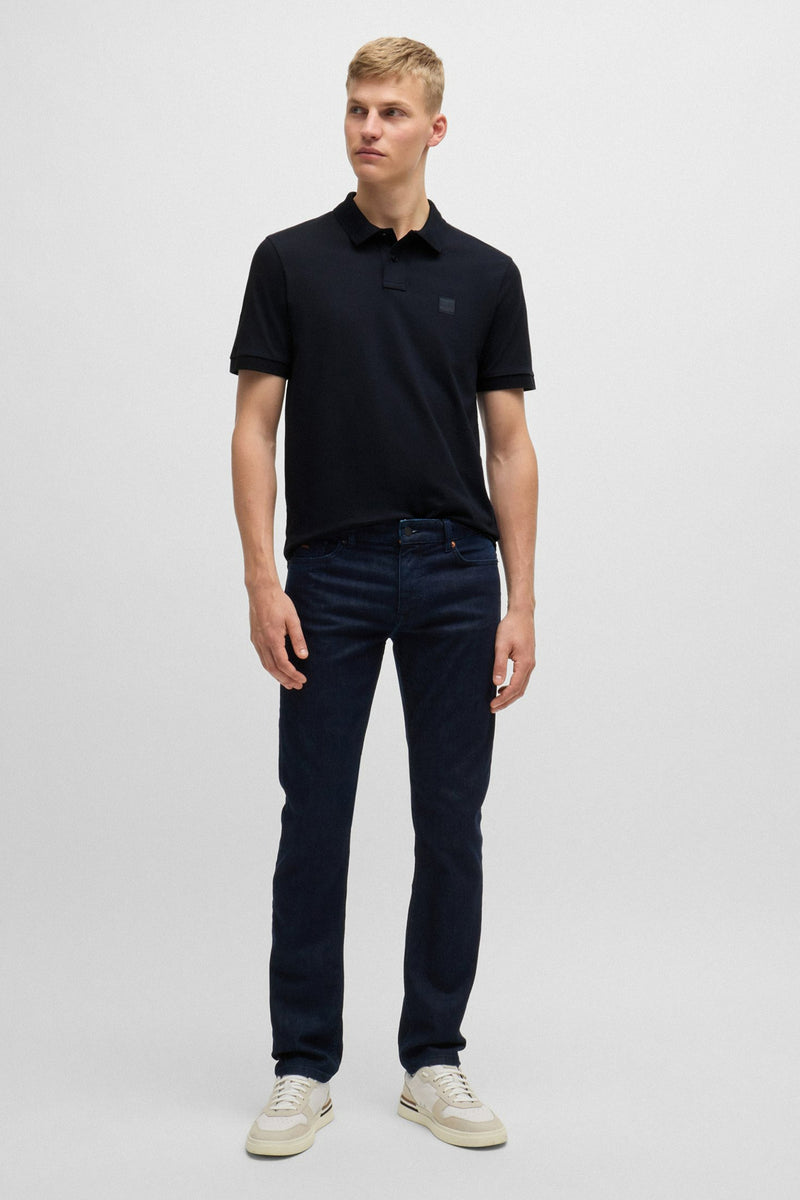 Polo met korte mouwen - blauw