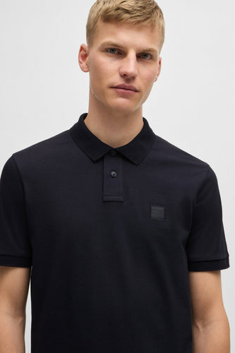 Polo met korte mouwen - blauw