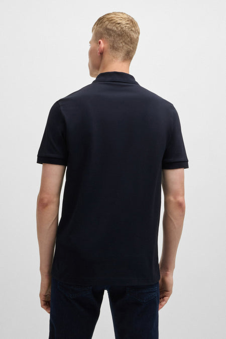 Polo met korte mouwen - blauw