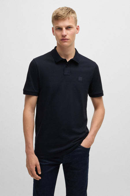 Polo met korte mouwen - blauw