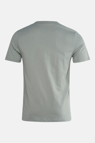 T-shirt vert vert man mantes cour cour de HUG H BOSS, orange, en couleur unie, dos.