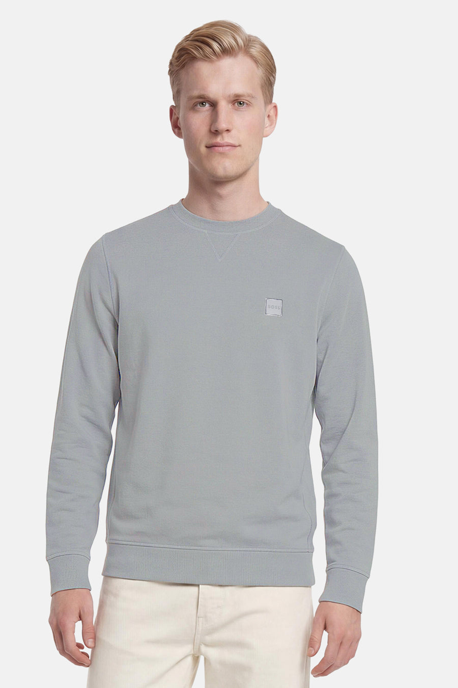 Sweater O-hals - grijs