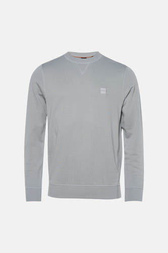 Sweater met ronde hals grijs - HUGO BOSS ORANGE