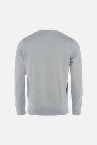 Sweater met ronde hals grijs - HUGO BOSS ORANGE
