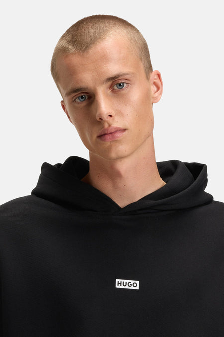 Sweat à capuche Noir - HUGO BLUE