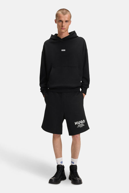 Sweat à capuche Noir - HUGO BLUE